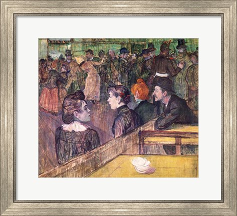 Framed At the Moulin de la Galette, 1899 Print