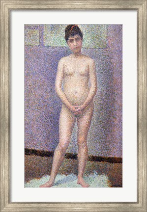 Framed Model from the Front, 1886-7 Print