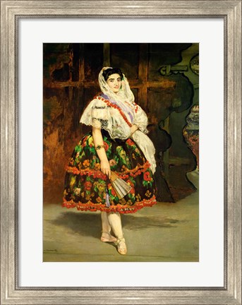 Framed Lola de Valence, 1862 Print