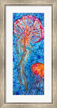 Framed Jellyfish Duo Print