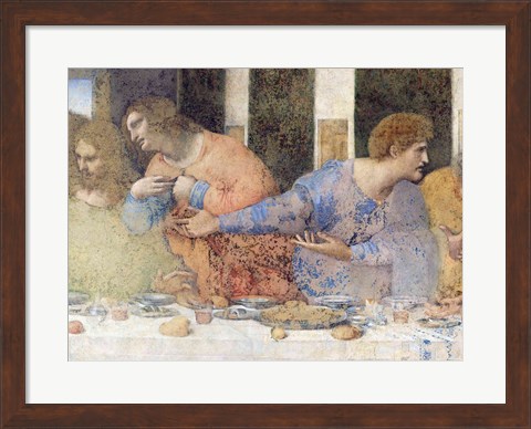 Framed Last Supper, Detail Print