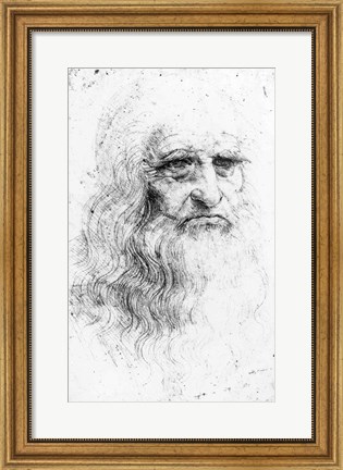 Framed Self portrait - Sketch Print