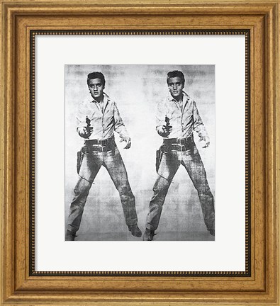 Framed Elvis 2 Times, 1963 Print