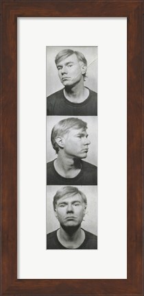 Framed Self-Portrait, c. 1964 (photobooth pictures) Print
