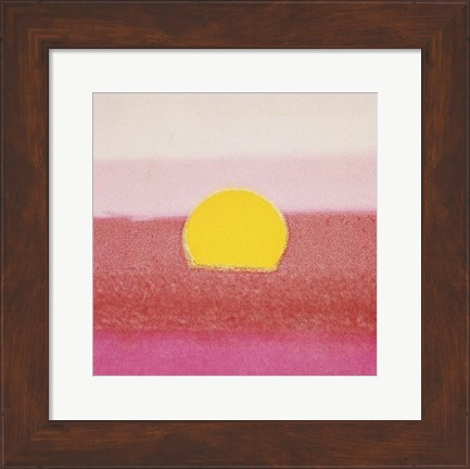 Framed Sunset, 1972 40/40  (pink) Print