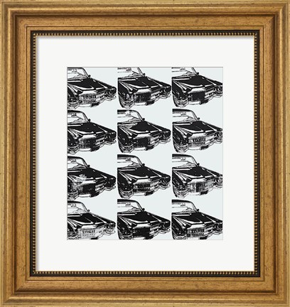 Framed Twelve Cars, 1962 Print