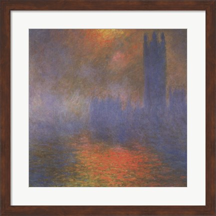 Framed Houses of Parliament Print