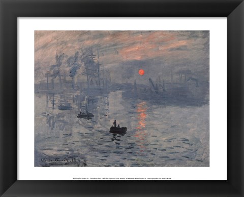 Framed Impression, Sunrise Print