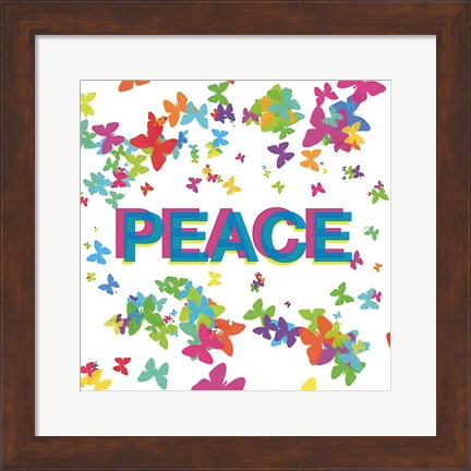 Framed Harmonious Peace Print