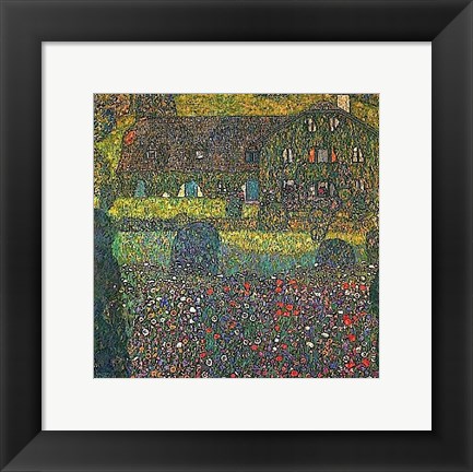 Framed House in Attersee Print