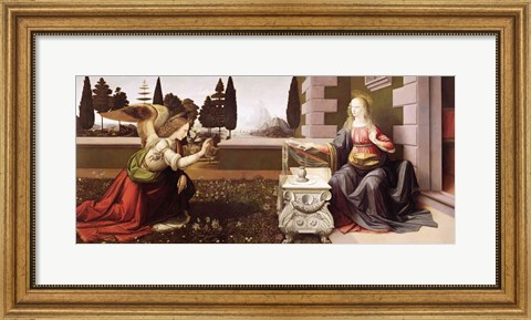 Framed Annunciation, 1472-75 Print