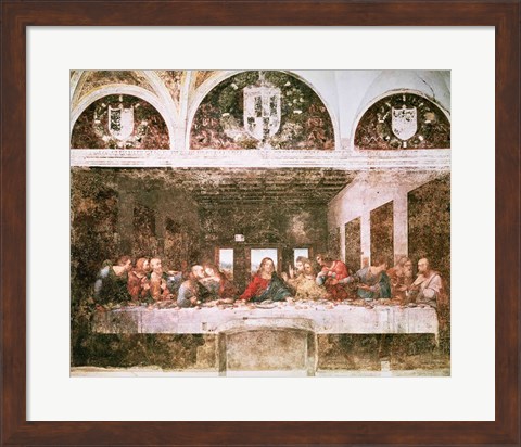 Framed Last Supper, Print