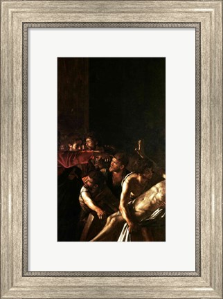Framed Resurrection of Lazarus, Right Detail Print