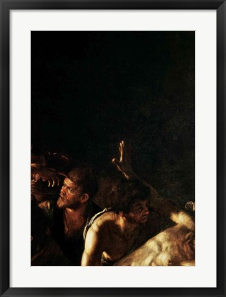 Framed Resurrection of Lazarus, Center Detail Print