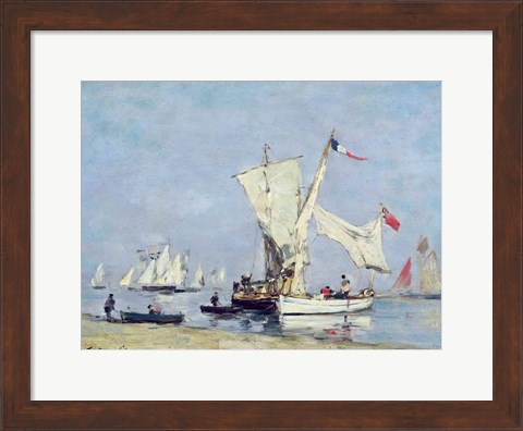 Framed Sailing Boats, c.1869 Print