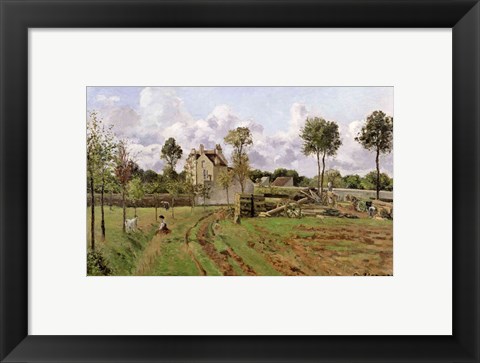 Framed Landscape, Louveciennes Print