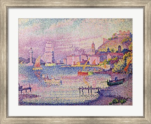 Framed Leaving the Port of Saint-Tropez, 1902 Print