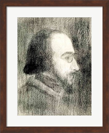 Framed Erik Satie Print
