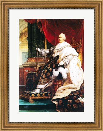 Framed Louis XVIII Print