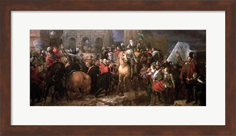 Framed Entry of Henri IV into Paris, 22nd March 1594 Print