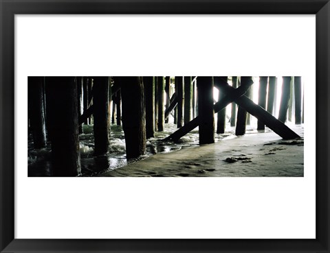 Framed Seaside Dock Print