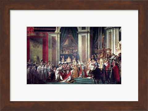 Framed Consecration of the Emperor Napoleon II Print
