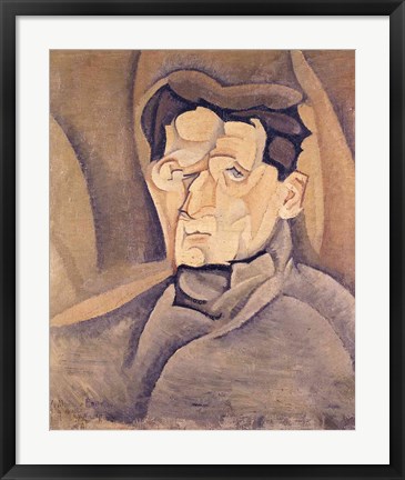 Framed Portrait of Maurice Raynal Print