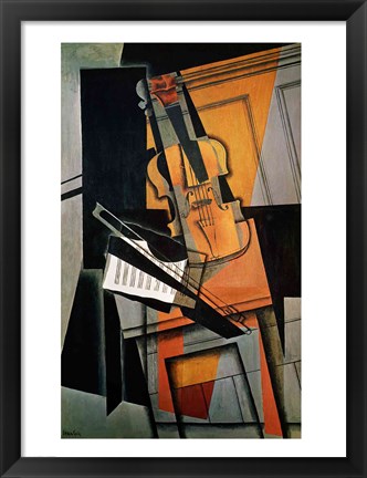 Framed Violin, 1916 Print