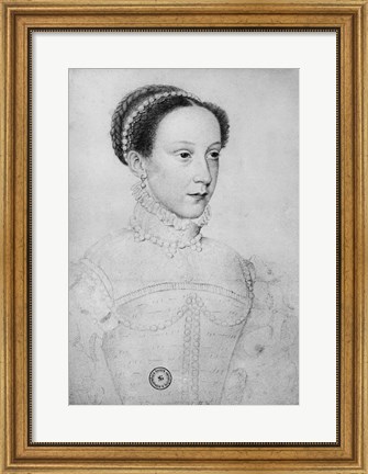 Framed Mary Queen of Scots, 1559 Print