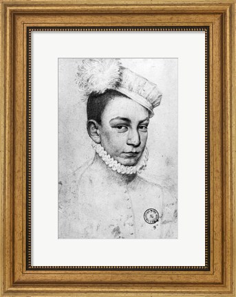 Framed Portrait of King Charles IX of France, 1561 Print