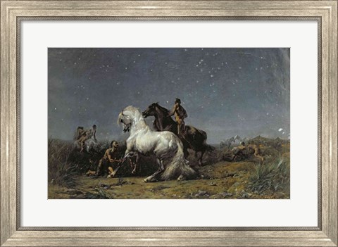 Framed Horse Thieves Print