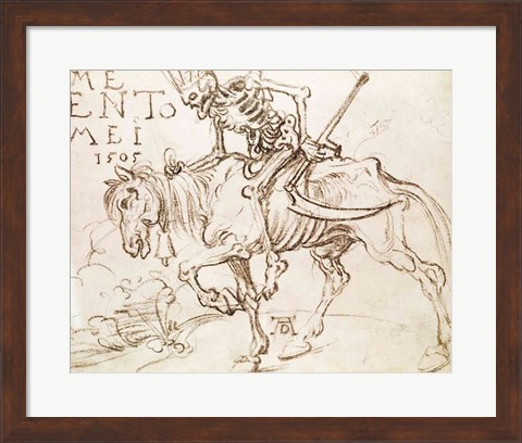 Framed Death Riding, 1505 Print