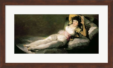 Framed Clothed Maja, c.1800 Print