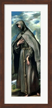 Framed St.Francis of Assisi Print