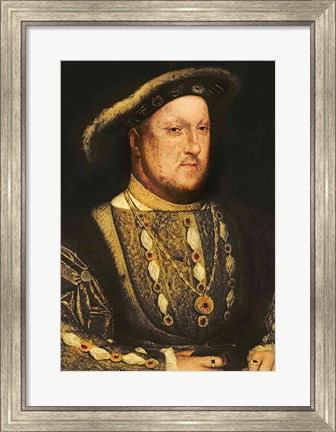 Framed Portrait of Henry VIII C Print