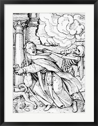 Framed Death and the Mendicant Friar Print