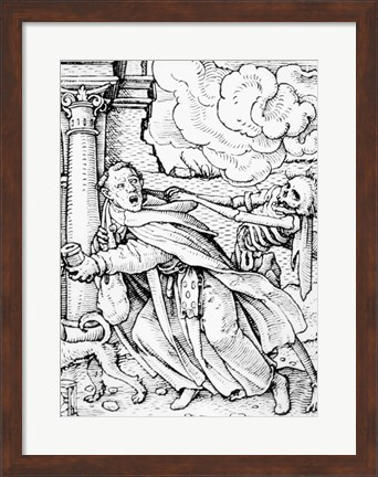 Framed Death and the Mendicant Friar Print