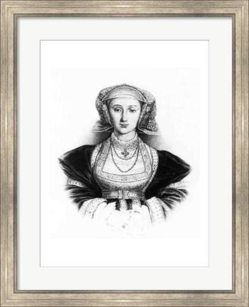 Framed Anne of Cleves (Detail) Print