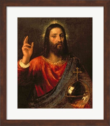 Framed Christ Saviour Print