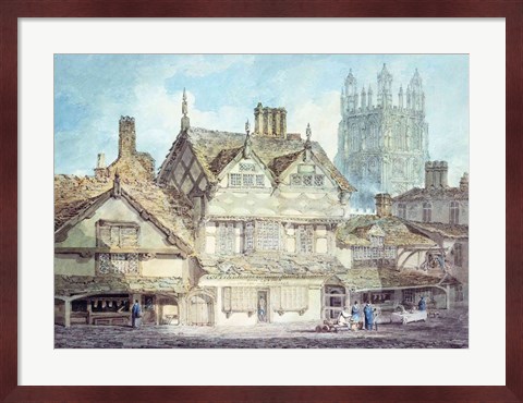 Framed Wrexham, Denbighshire Print