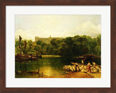 Framed Windsor Castle from the Thames Print