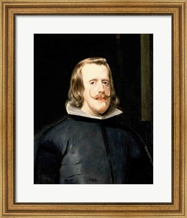 Framed Portrait of Philip IV in Court Dress Print