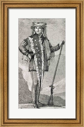 Framed Portrait of Meriwether Lewis Print