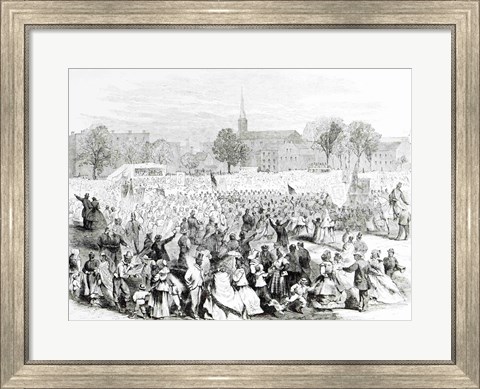 Framed Celebration of the Abolition of Slavery Print