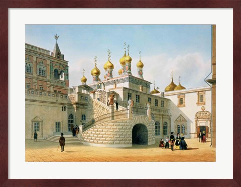 Framed View of the Boyar Palace in the Moscow Kremlin Print