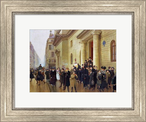 Framed Leaving the Lycee Condorcet, 1903 Print