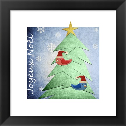 Framed Joyeux Noel Print