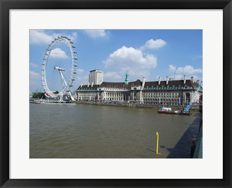 Framed London Eye and the Aquarium Print