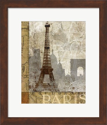 Framed April In Paris Print