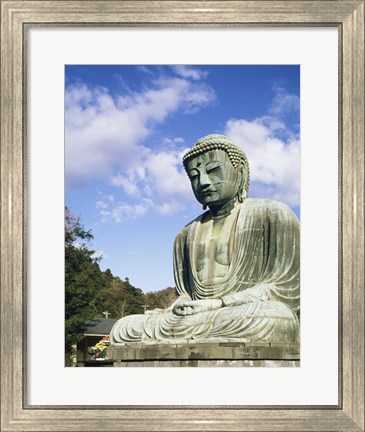 Framed Statue of Buddha, Kamakura, Japan Print